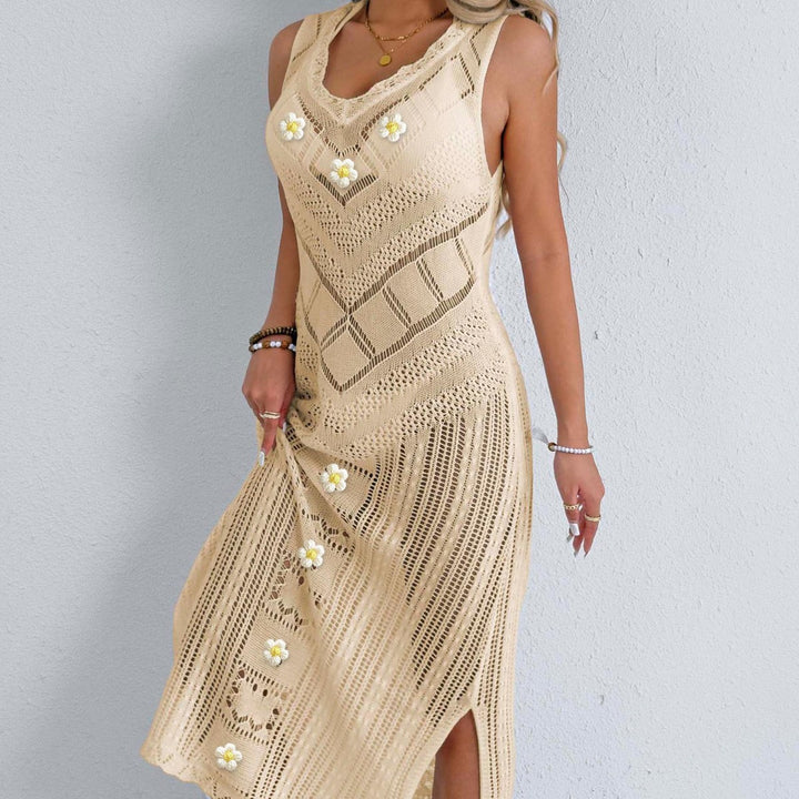 Damen Häkel-Kleid mit floralem Design Echo Archiv