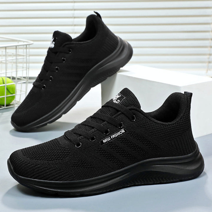 Damen nan atmungsaktive Strick-Komfort-Sneaker mit gepolstertem Fersenbereich und flexibler Leichtlaufsohle Echo Archiv