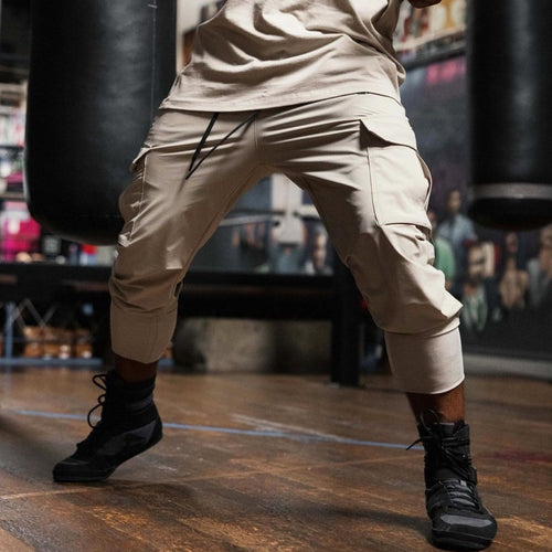 Herren verstellbare Cargo-Jogger-Hosen Echoarchiv