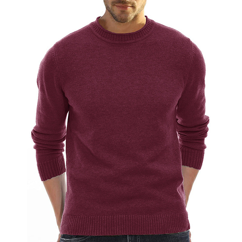 Herren Strickpullover mit moderner Passform und feiner Textur Echoarchiv
