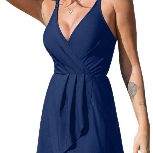 Damen Eleganter Wickelbadeanzug Echo Archiv