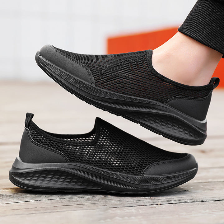 Unisex nan leichter Schlupf-Sneaker mit dreidimensionaler Netzstruktur, ergonomischer Dämpfung und Fersenlasche Echo Archiv