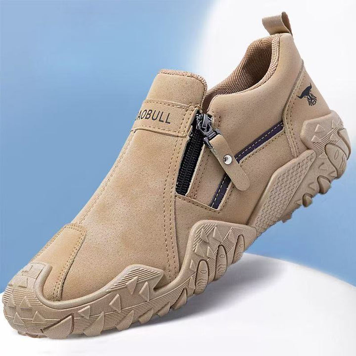 Herren Robuster Outdoor-Sneaker mit Reißverschluss und profiliertem Trail-Profil Echoarhiv
