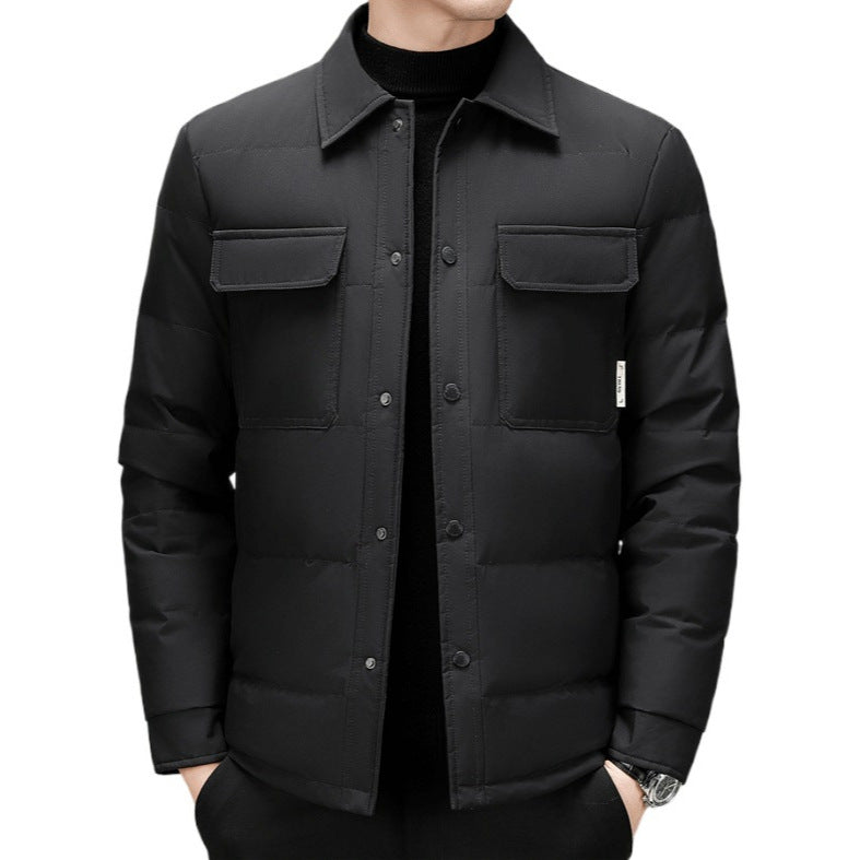 Herren leichte Steppjacke mit praktischen Taschen Echoarchiv