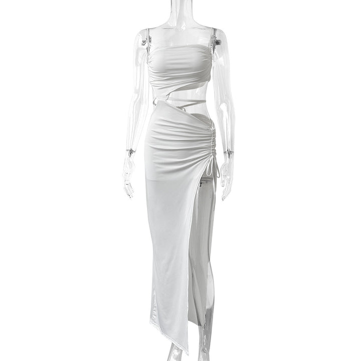 Damen Set mit Cropped Top und Maxirock mit Raffung Echo Archiv