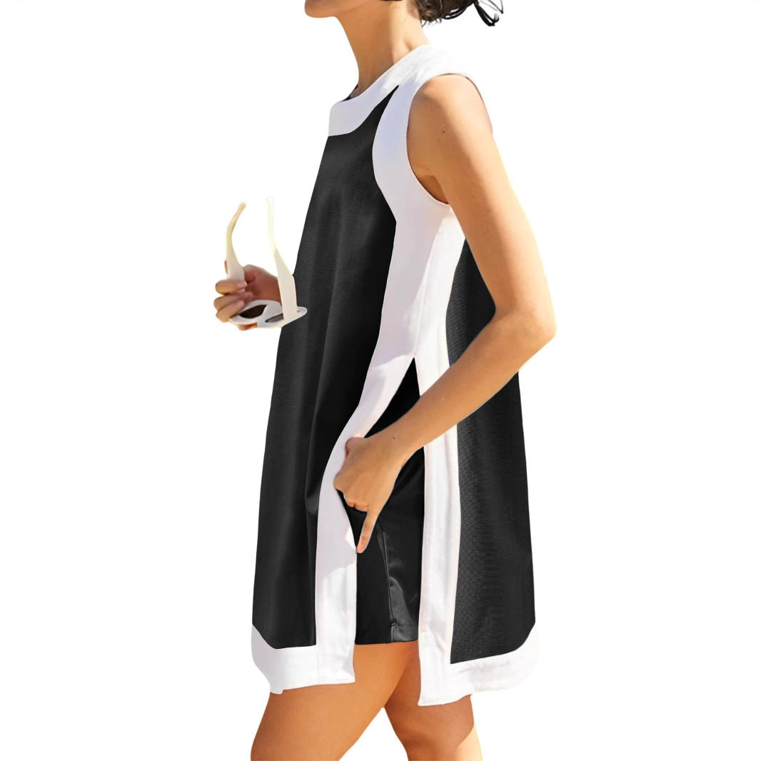 Damen lässiges Strandkleid mit praktischen Taschen Echo Archiv