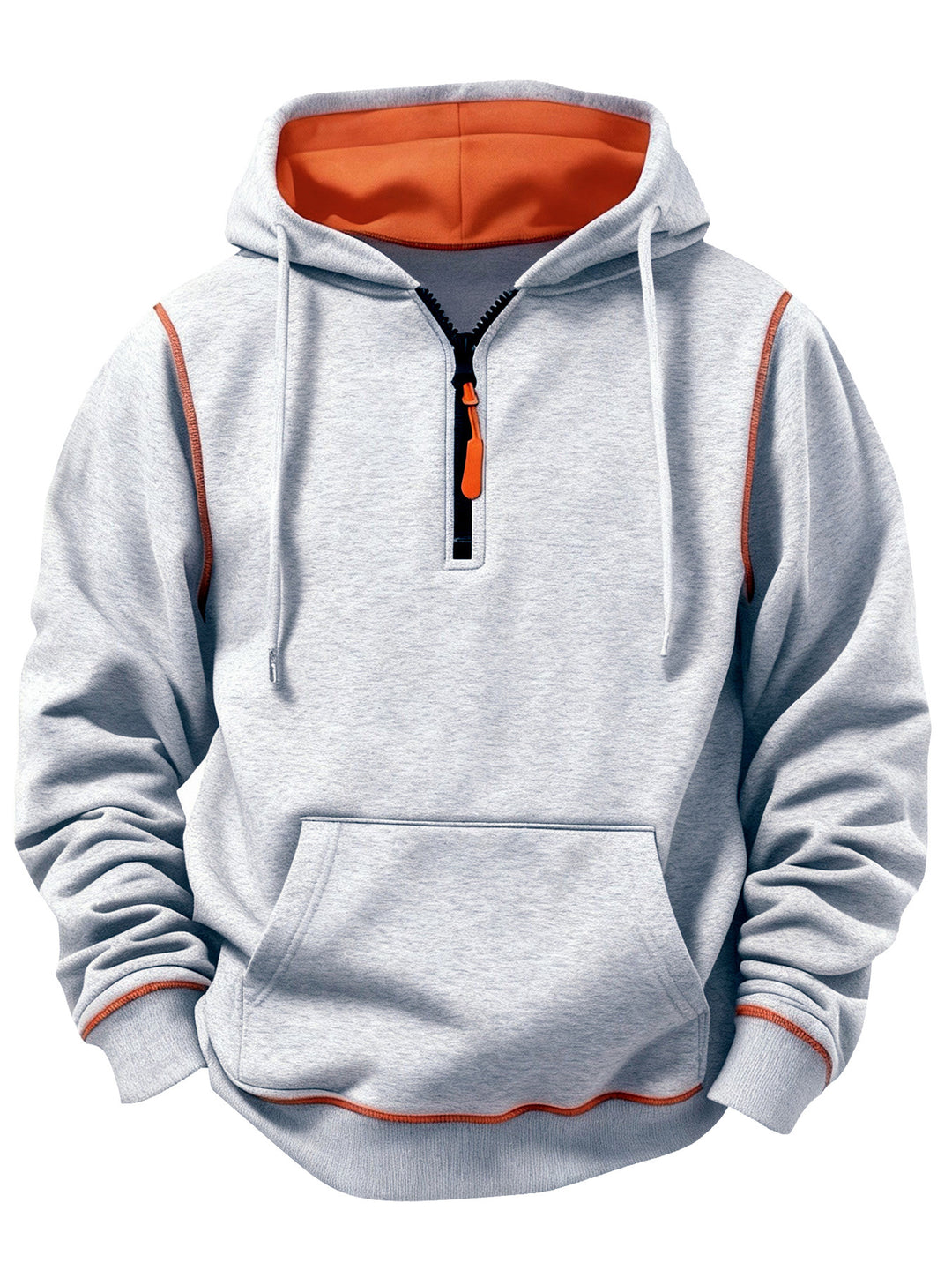 Herren Sportliche Kapuzenjacke mit Reißverschluss Echo Archiv