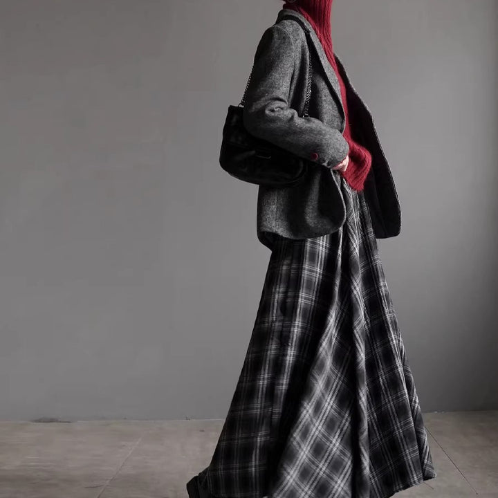 Damen Eleganter Wollblazer mit modischem Schnitt Echoarchiv
