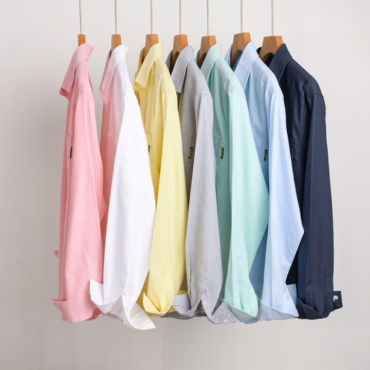 Damen Leichtes Baumwoll-Overshirt mit Kentkragen, aufgesetzter Brusttasche und Relaxed-Fit Echoarchiv