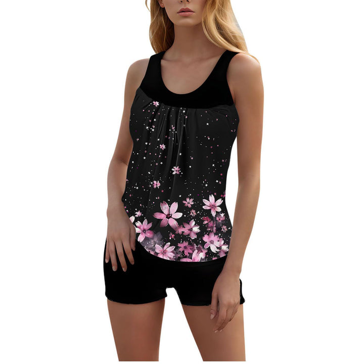 Damen Tankini mit floralen Akzenten Echo Archiv