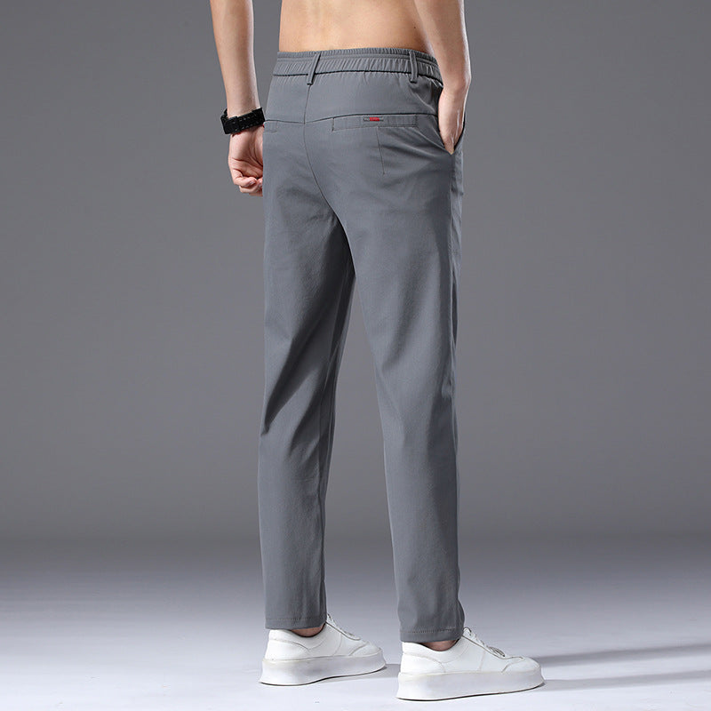Herren modische und bequeme Chino-Hose mit elastischem Bund Echoarchiv