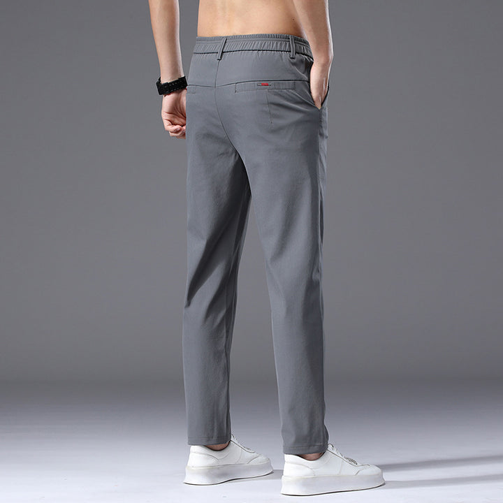 Herren modische und bequeme Chino-Hose mit elastischem Bund Echoarchiv