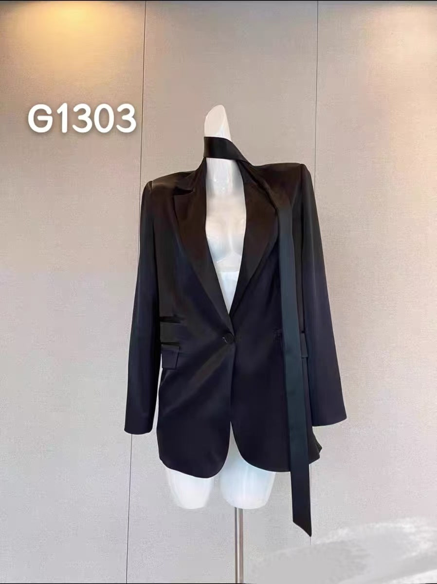 Damen Elegante Corsage-Bluse mit transparenten Ärmeln Echo Archiv