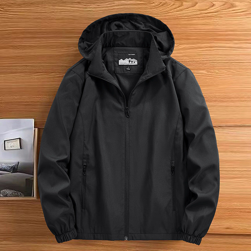 Herren praktische Windjacke Echo Archiv