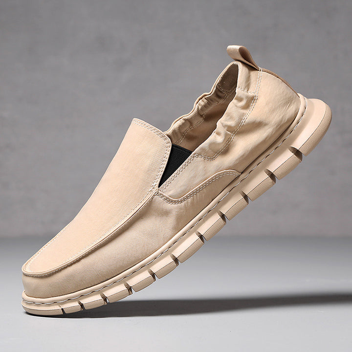 Herren Slipper-Sneaker im Mokassin-Stil mit elastischem Einstieg und segmentierter Komfortsohle Echoarchiv