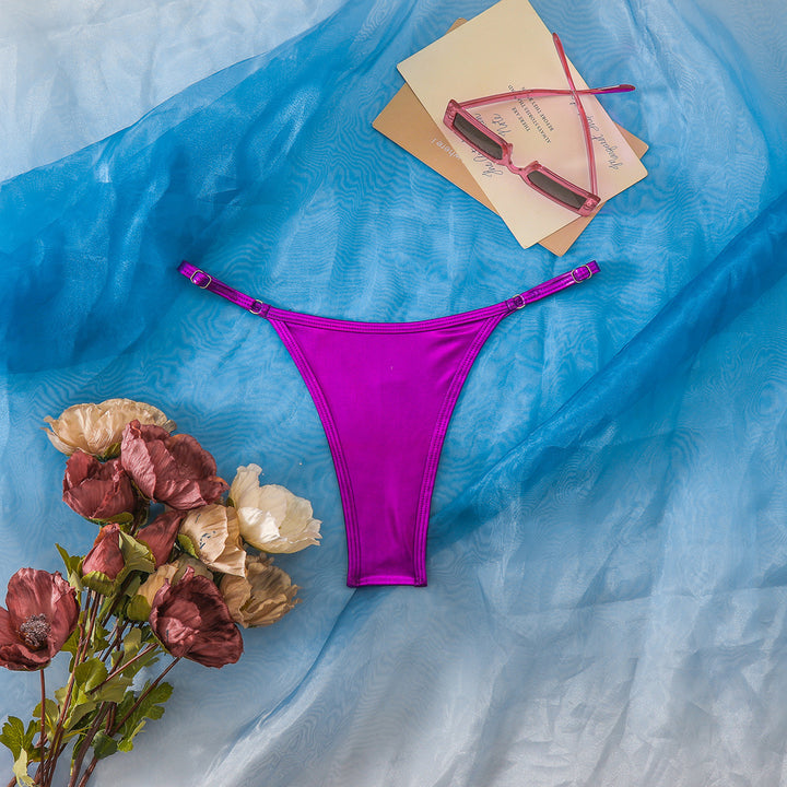 Damen Hochgeschnittener Bikini-Höschen mit elegantem Design Echo Archiv