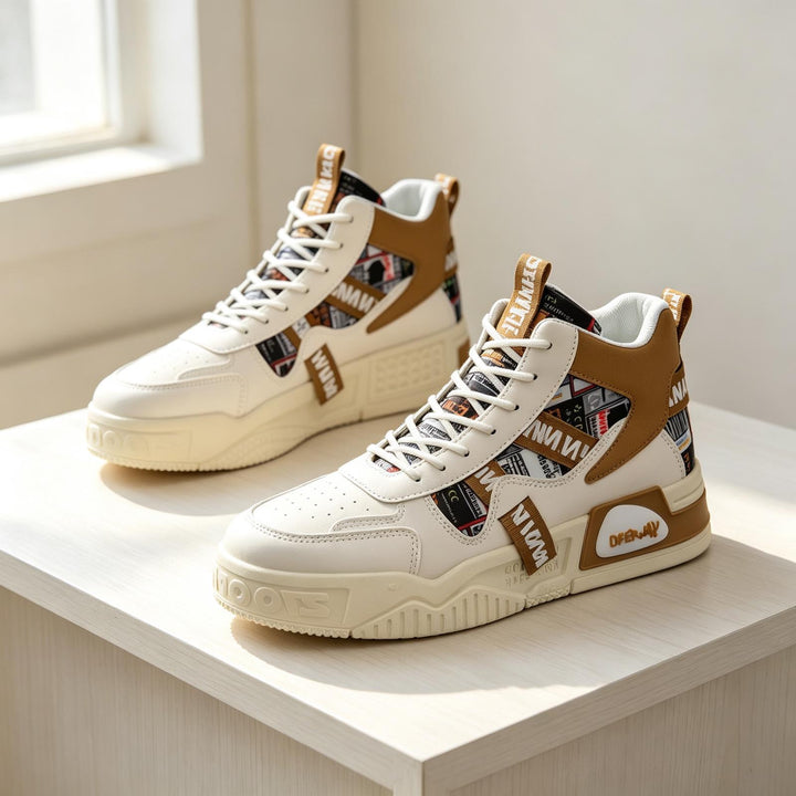 Herren Sportliche Hochtop Sneakers Echoarchiv
