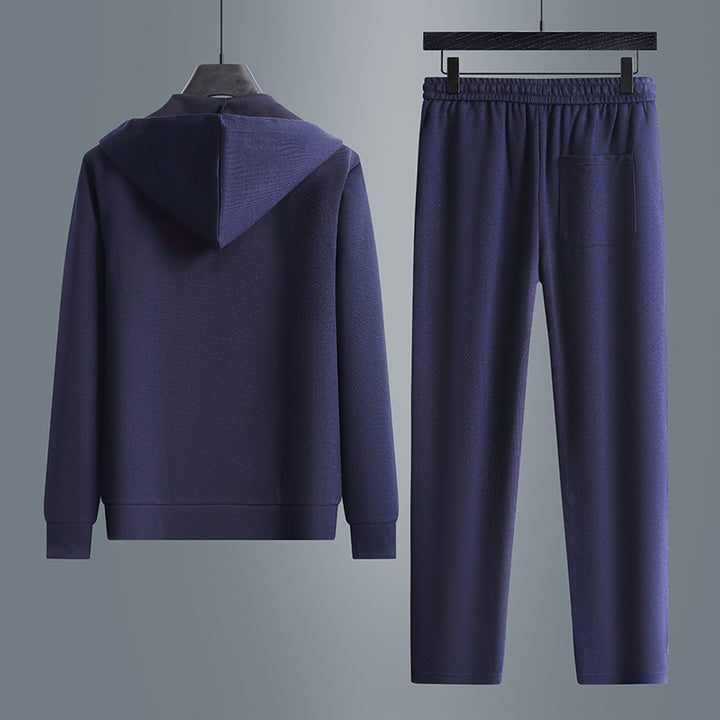 Herren sportliches Sweatset mit Kapuze und elastischem Bund Echoarchiv