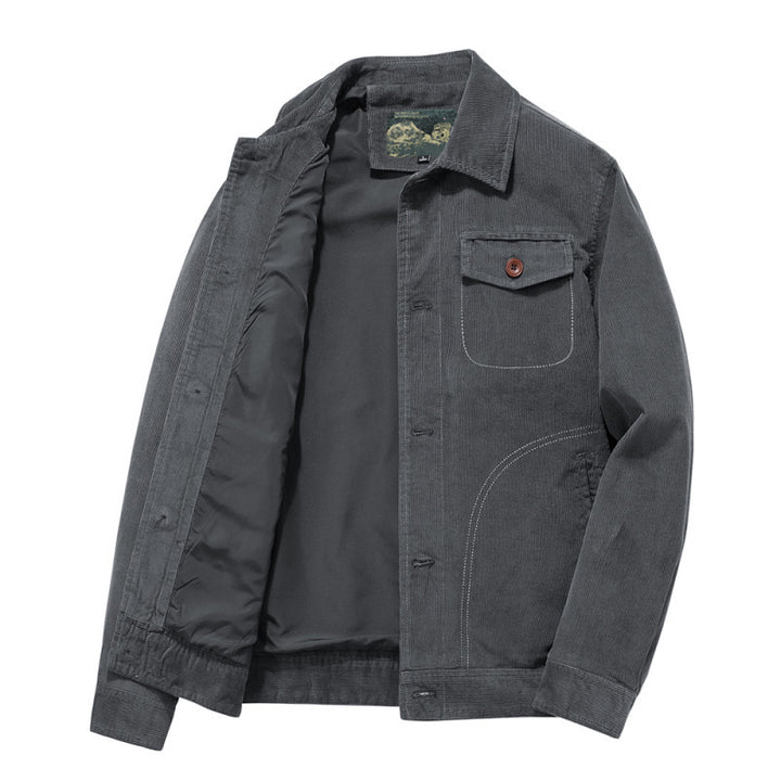 Herren Kordjacke im Worker-Stil mit gesteppter Innenfütterung Echoarchiv