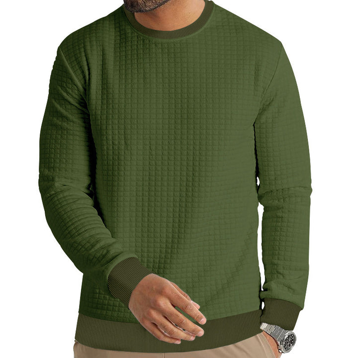 Herren Sweatshirt mit einzigartiger Waffelstruktur Echoarchiv