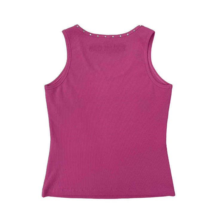 Damen Trendiges Tanktop mit Glitzerakzenten Echo Archiv