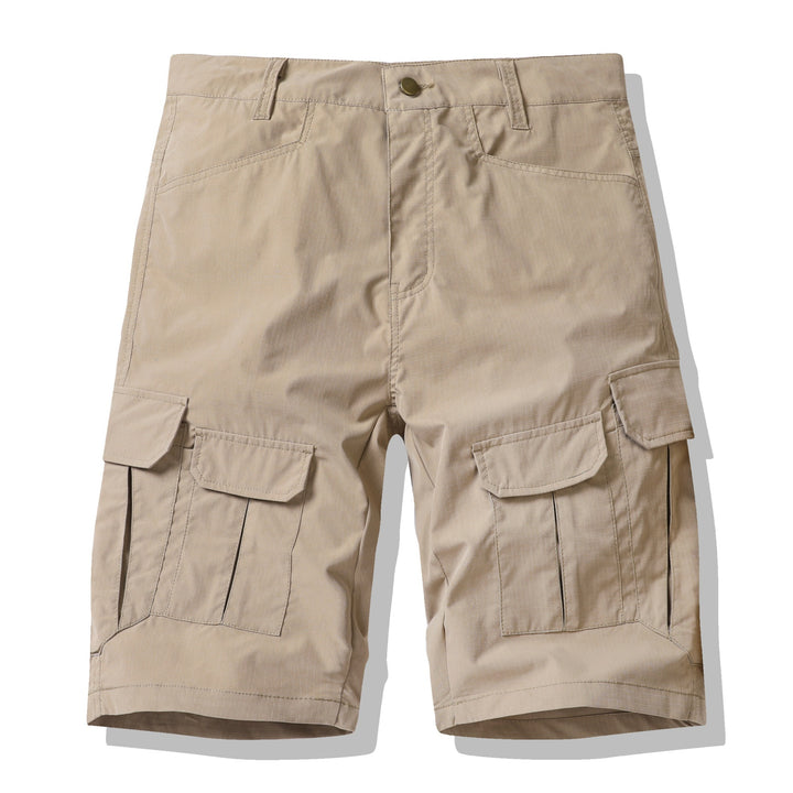 Herren multifunktionale Cargo-Shorts mit praktischen Seitentaschen und elastischem Bund Echoarchiv