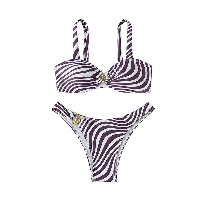 Damen Bikini mit elegantem Bustier-Design und seitlichem Bindedetail Echo Archiv