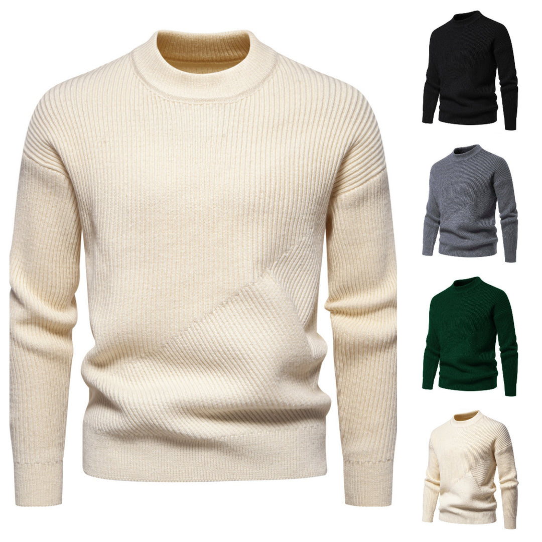 Herren Feinstrickpullover mit modernem Rippenmuster und hochwertiger Verarbeitung Echoarchiv