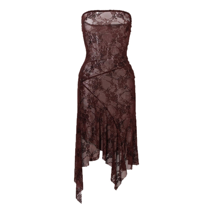 Damen Elegant geschnittenes Spitzenkleid Echo Archiv