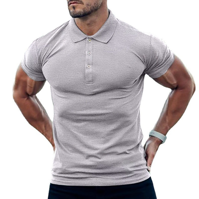 Herren Polo-Shirt mit körperbetontem Schnitt und hochwertiger Pique-Textur Echoarchiv