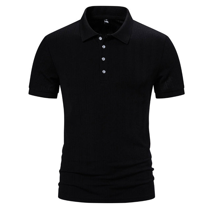 Herren Polohemd mit strukturiertem Design Echoarchiv