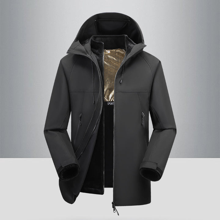 Herren Outdoor-Jacke mit winddichter und wasserabweisender Beschichtung Echoarchiv