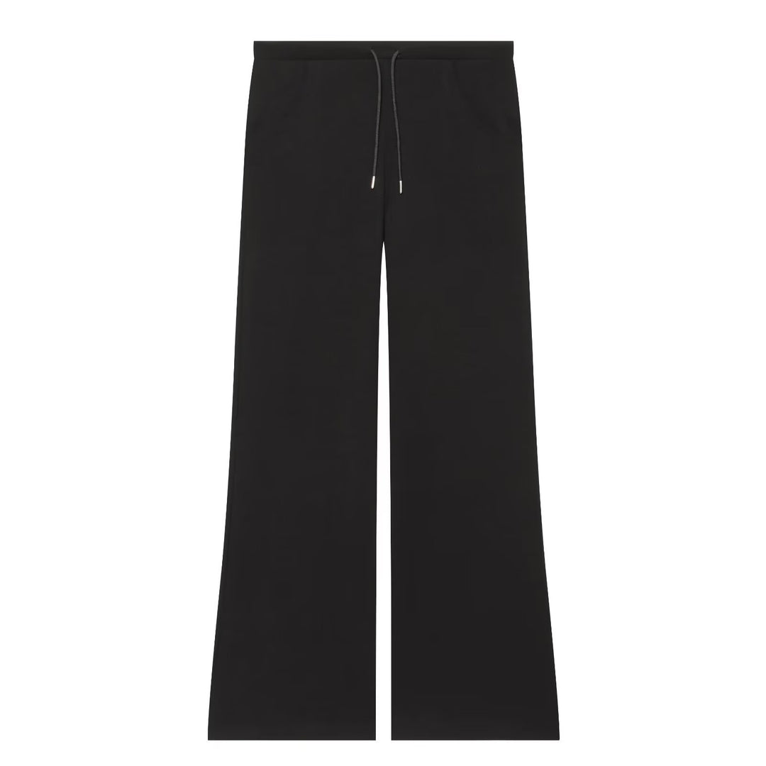 Damen Weite High‑Waist Jersey-Hose mit Tunnelzug und weitem Bein Echo Archiv