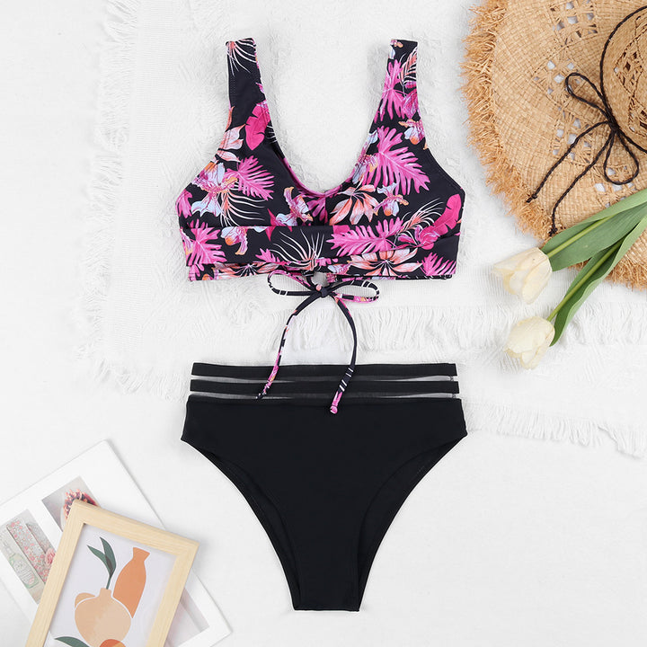 Damen Buntes Bikini-Set mit verspieltem Tragekomfort Echo Archiv