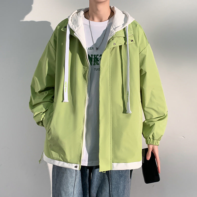 Herren zweilagige Softshell-Overlayerjacke mit Kapuze, wind- und wasserabweisender Membran und verstellbarem Saum Echo Archiv