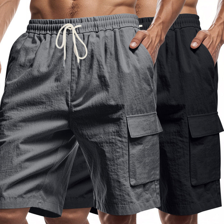 Herren Cargo-Shorts mit praktischen Seitentaschen und elastischem Bund Echoarchiv