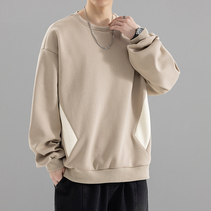 Herren Oversized Sweatshirt mit kontrastierenden Seitentaschen und weichem Fleecefutter Echo Archiv