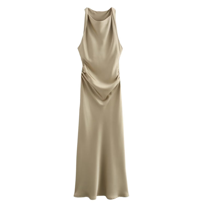 Damen elegantes Sommerkleid mit fließendem Schnitt und charmanten Rüschendetails Echo Archiv