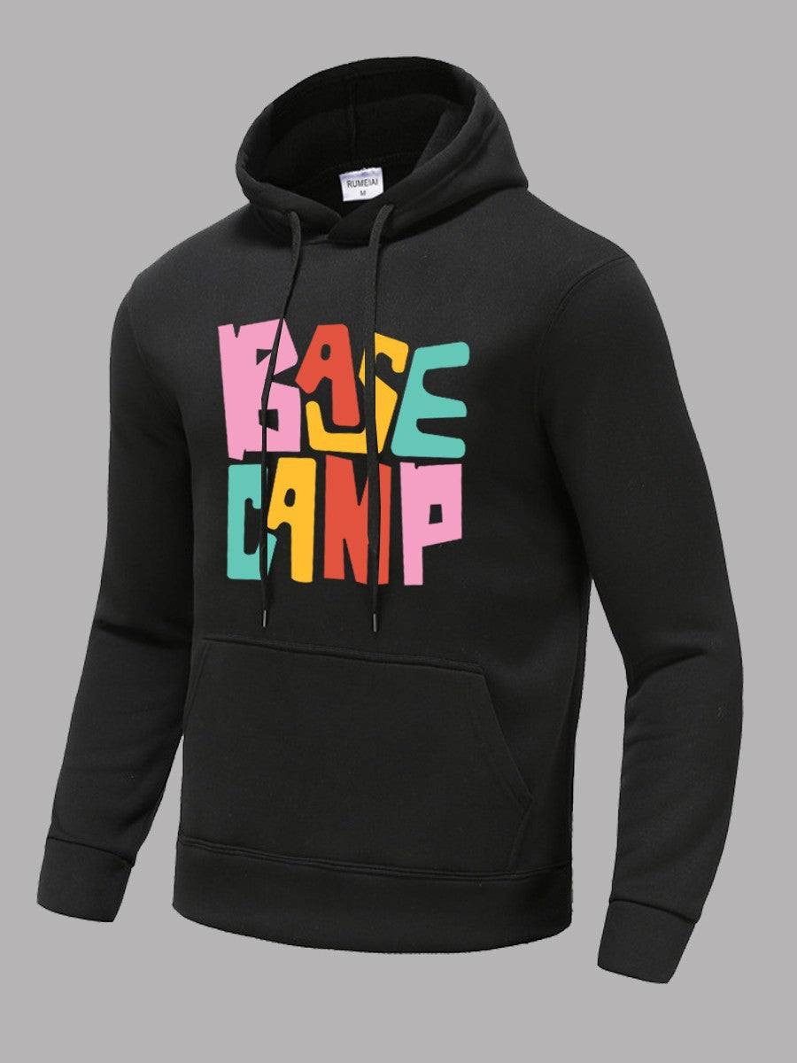 Herren Hoodie mit kreativem Farbdesign Echoarchiv