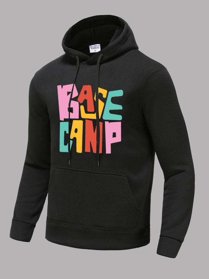 Herren Hoodie mit kreativem Farbdesign Echoarchiv