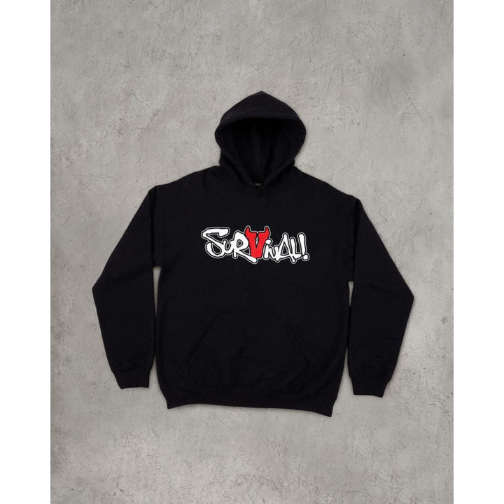 Unisex nan Kapuzensweatshirt mit Used-Frontdruck und Kängurutasche Echo Archiv