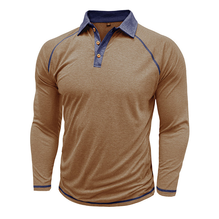 Herren Langarm Polo-Shirt Echoarchiv