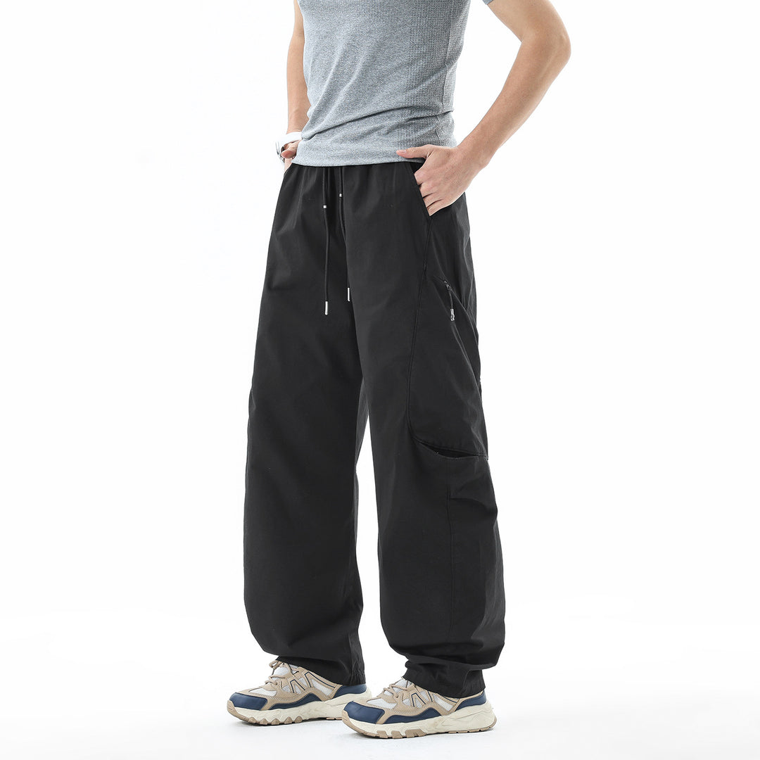 Herren Reise‑Cargo‑Hose mit Elastikbund, Kordelzug und Belüftungspaneelen Echo Archiv