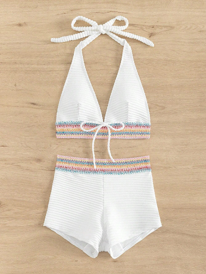 Damen Bikini-Set mit hoch geschnittenen Shorts Echo Archiv