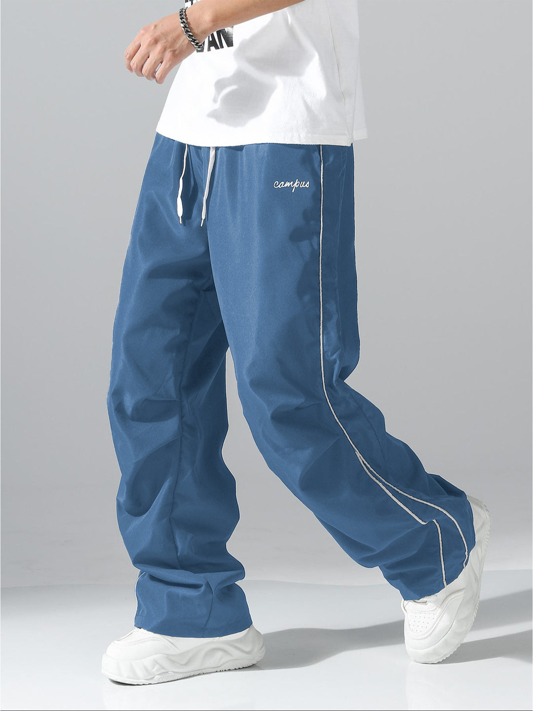 Herren Bequeme Freizeit- und Sporthose mit elastischem Bund und seitlichen Taschen Echo Archiv
