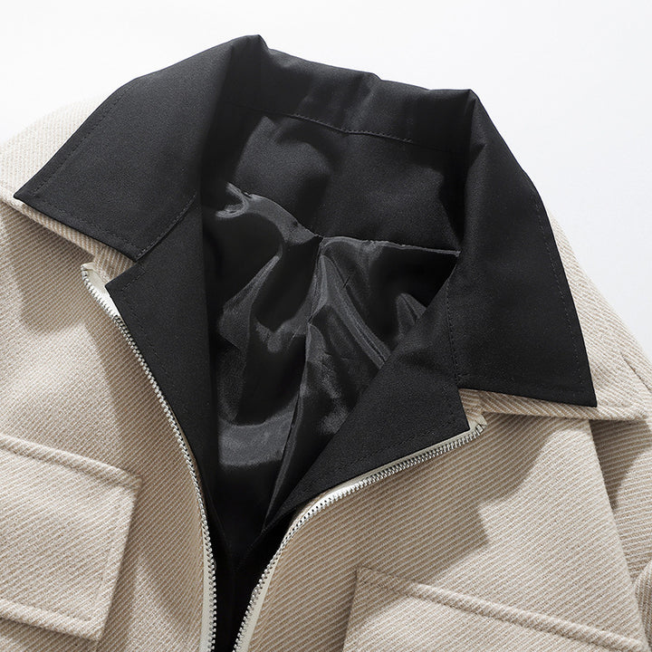 Herren trendige Übergangsjacke mit zwei praktischen Taschen Echoarchiv