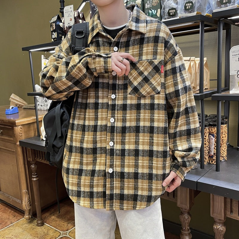 Unisex Karierte Flanellhemd Echo Archiv