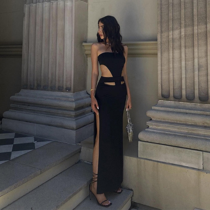 Damen Elegantes und figurbetontes Abendkleid Echo Archiv