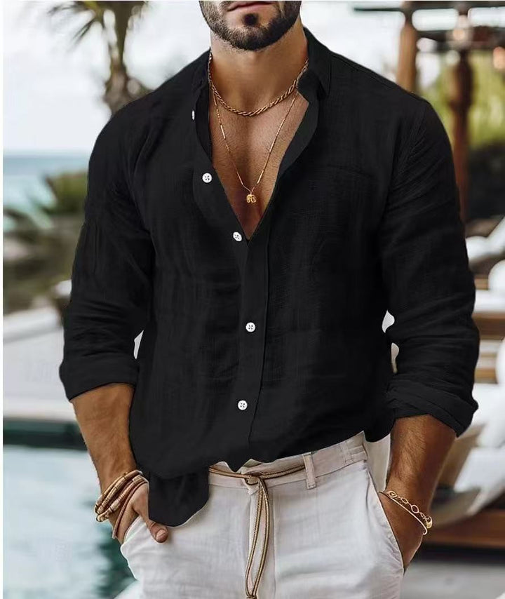 Herren vielseitiges Longsleeve-Hemd Echoarchiv