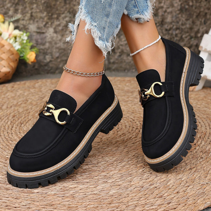 Damen Chunky Loafer mit Metall-Horsebit und profilierter Lug-Sohle Echo Archiv